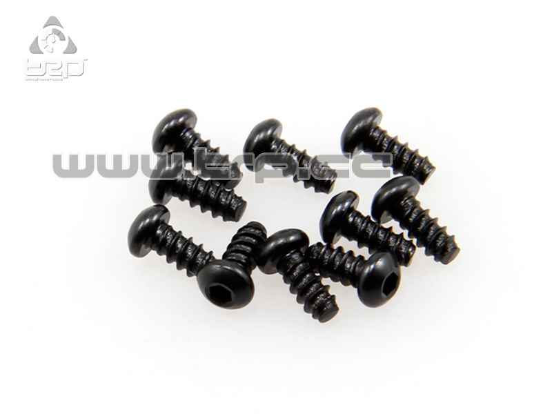 Axial Racing Tornillos M2.6x6mm HEX Cabeza de Botón (10u).