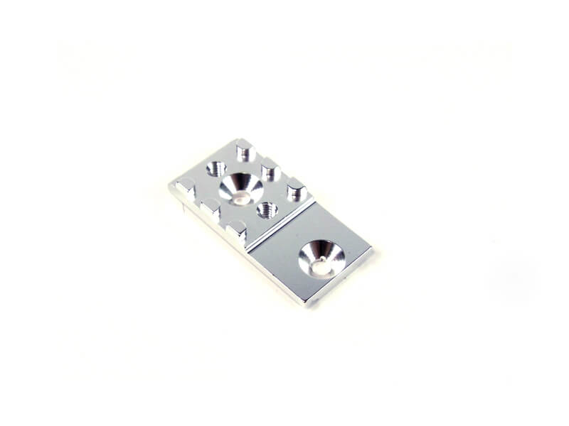 PN Racing Aluminum Support RM MM T-Bar Chassis PN 2.5W Silver