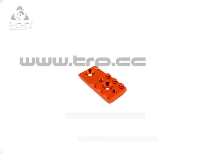 PN Racing Aluminum Support RM MM T-Bar Chassis PN 2.5W Orange - imagen 2