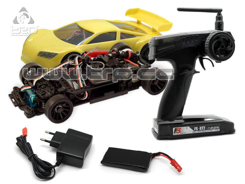 JOMUREMA JR128 R01 2WD RTR RC Car Set GT01 Yellow