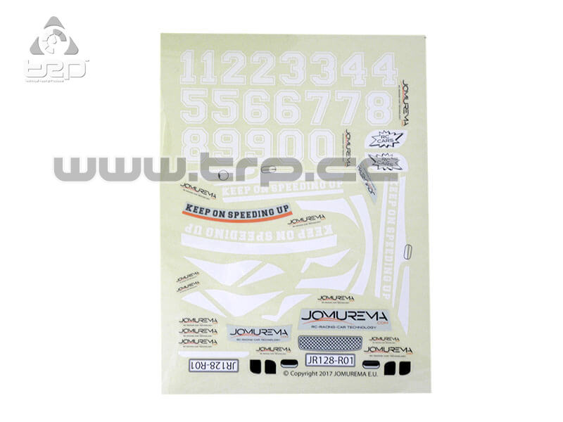 Jomurema Stickers Set White