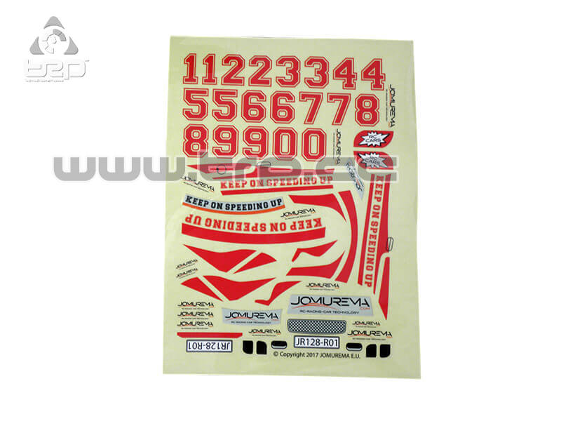 Jomurema Stickers Set Red