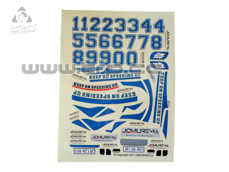 Jomurema Stickers Set Blue