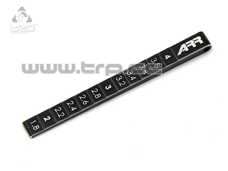 Mini-Z chassis height setup gauge in 0.1mm steps