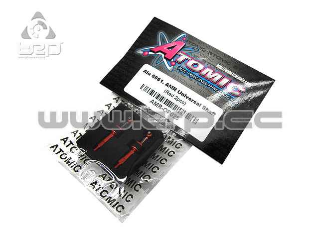 Atomic Alu 6061. AMR Universal Shaft(Red 2pcs) - imagen 1