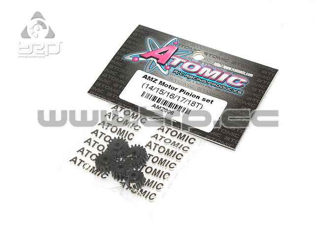Atomic AMZ Motor Pinion set (14/15/16/17/18T) - imagen 1