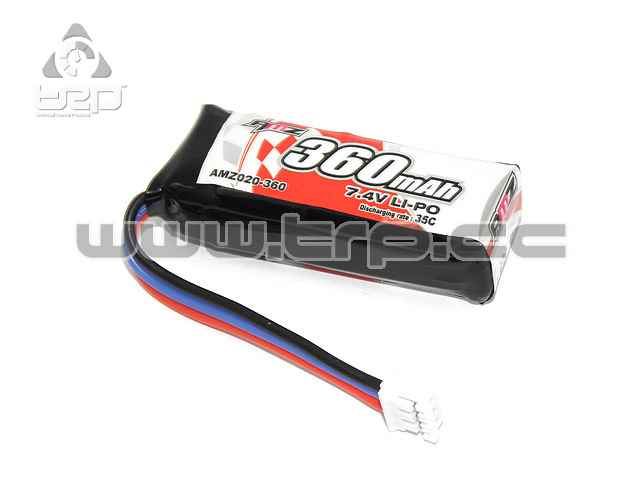 7.4V 2S Lipo Pack (360mAh 35C Discharge)(RC Atomic)