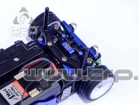 kyosho miniz awd 4x4 lexan body mount adapter ma010 015 dws - imagen 2