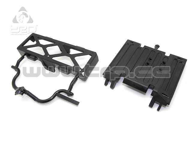Axial Wraith Tube Frame Skid Plate/Battery Tray