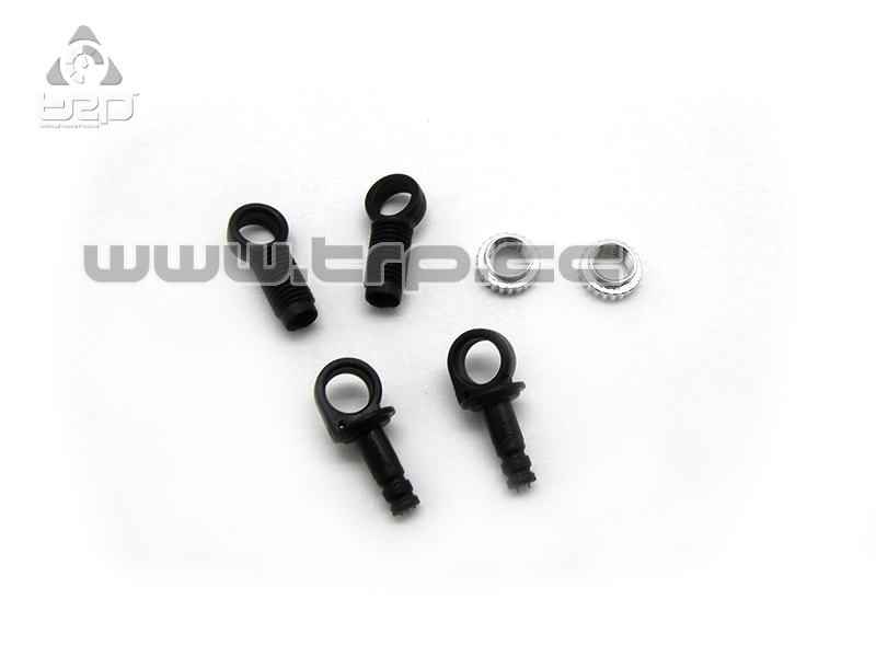 Spare Long (10mm) Shocks (1 pair)(RC Atomic)