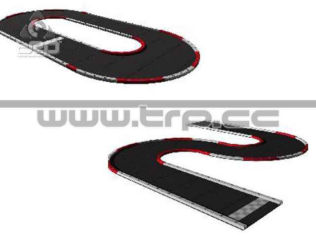 RCP Tracks Large Radius Oval Part 15052