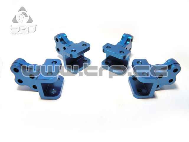 Tamiya CR01 Aluminum Gear Box & Tie Rod Connector - 1set Blue
