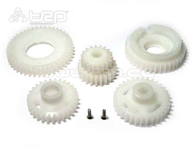 DELRIN CENTER GEAR BOX TEETH SET - 5PCS(29TD,32TD,23TD