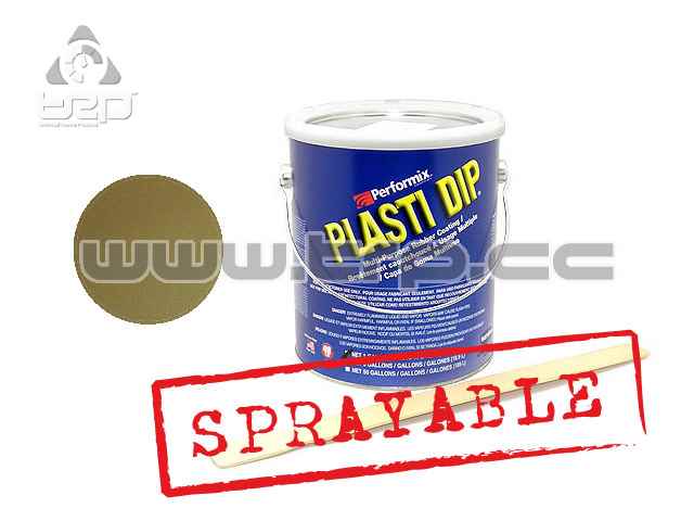 Plastidip Metallic Gold Shine Effect Finish (3Kg/3.78L) Sprayable