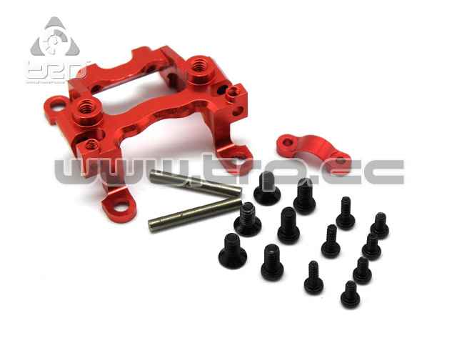 GoGoLap Alloy Top Bulkhead for AMZ - Red