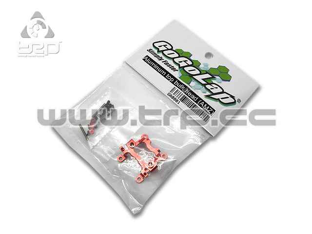 GoGoLap Alloy Top Bulkhead for AMZ - Red - imagen 1