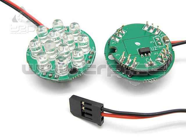 Hpi Baja 5B Led light With Battery Indicator set (White) - imagen 2