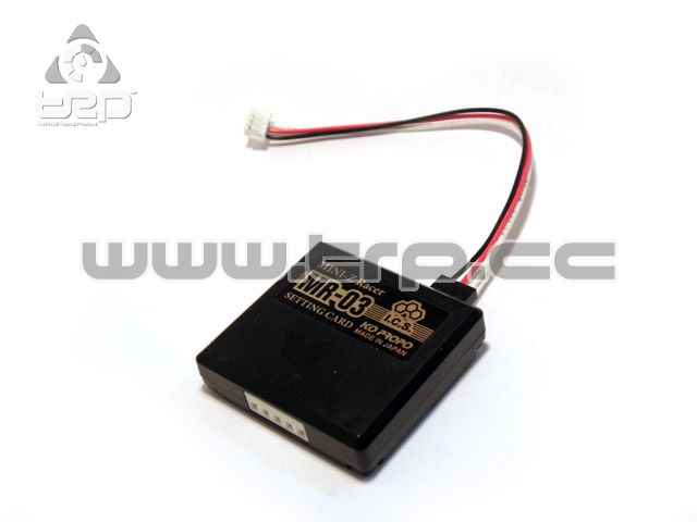 KO Mini-Z MR03 Setting Card