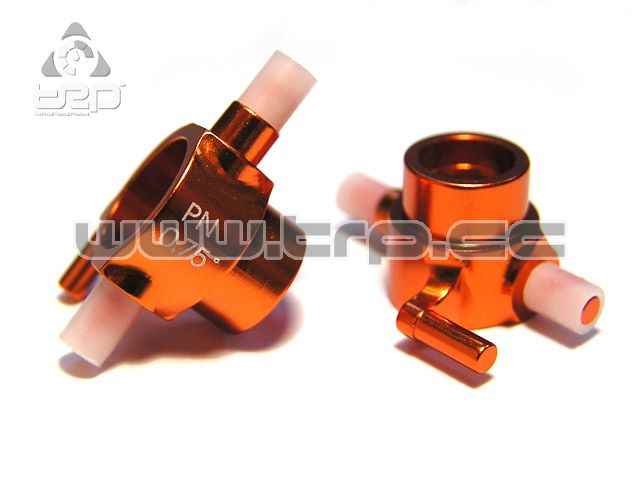 Camber 0.75 orange aluminum knuckle Kyosho MiniZ AWD