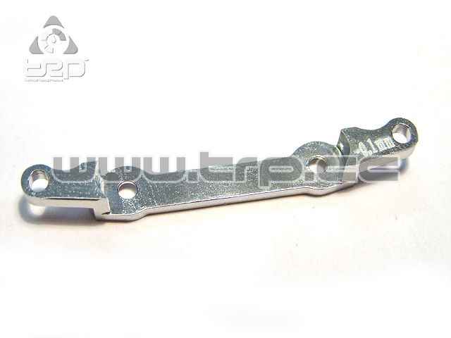 GPM Aluminium Rear Bar Toe Out -01 for MiniZ AWD 4x4 (Silver)