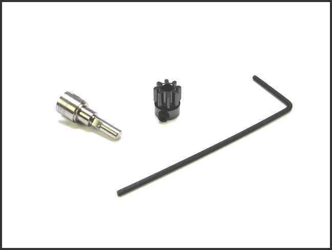 Kyosho MiniZ Buggy Front Axle and Pinion Aluminum 7075
