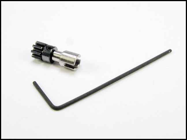 Kyosho MiniZ Buggy Front Axle and Pinion Aluminum 7075 - imagen 1