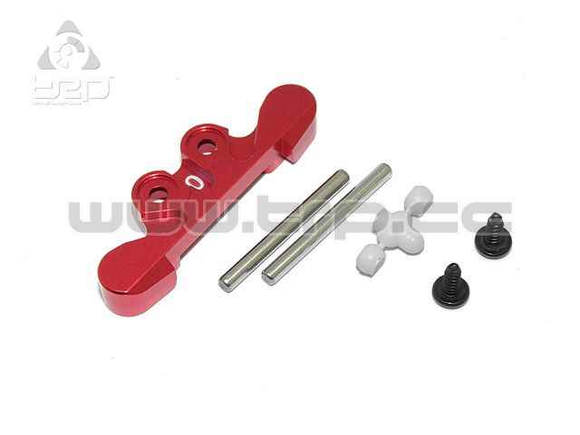 Kyosho Mini-z Buggy Aluminum Rear Suspension Mount (0-deg/Red)