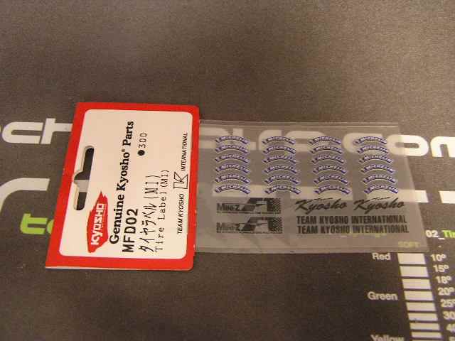 Tire adhesive Michelin F1