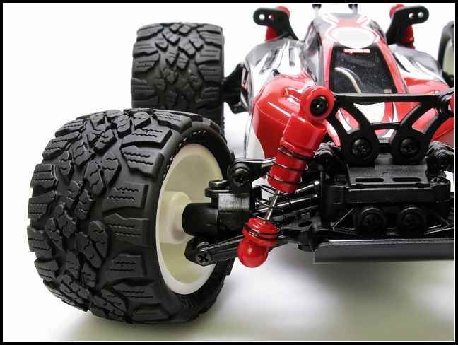 Kyosho MiniZ Buggy Monster-style tires by PN Racing - imagen 4