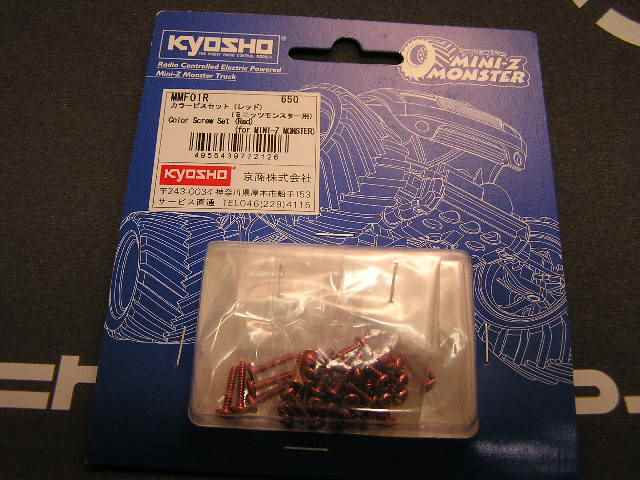 Kyosho Monster screws red colour