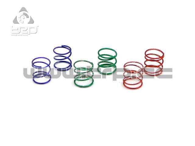 Optional springs, 3 stiffness settings, MiniZ disc suspension