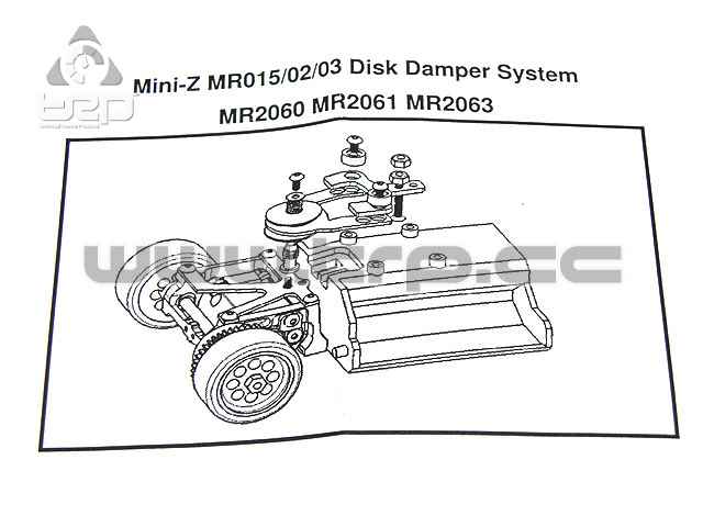 ML Disc Suspension (94mm & 98mm) Carbon for MiniZ - imagen 2