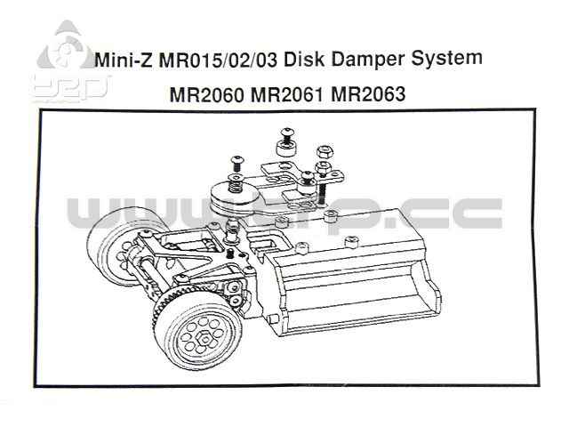ML Disc Suspension (94mm & 98mm) Carbon for MiniZ - imagen 2