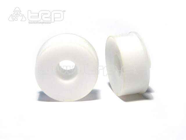Front CNC Delrin Wheels F+0 MiniZ 2wd 20mm White
