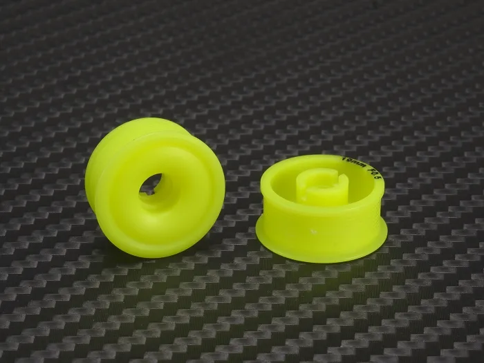 PN Racing 8.5 x 20mm F1 MiniZ 2wd CNC Yellow Flanged Wheels - imagen 19