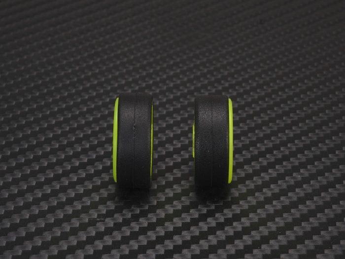 PN Racing 8.5 x 20mm F1 MiniZ 2wd CNC Yellow Flanged Wheels - imagen 4
