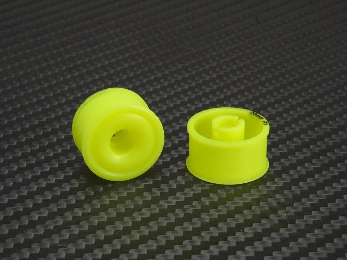 PN Racing 11 x 20mm R2 MiniZ 2wd CNC Yellow Flanged Wheels