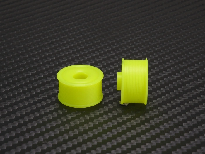 PN Racing 11 x 20mm R2 MiniZ 2wd CNC Yellow Flanged Wheels - imagen 1