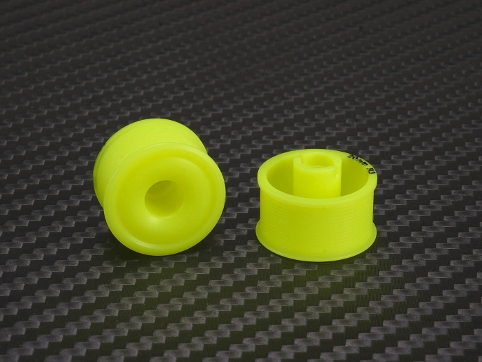PN Racing 11 x 20mm R3 MiniZ 2wd CNC Yellow Flanged Wheels