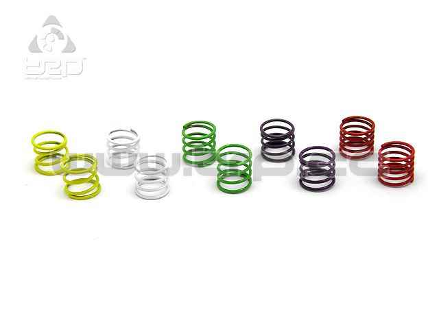 Short front springs, 5 stiffness levels, MiniZ MR02/MR015