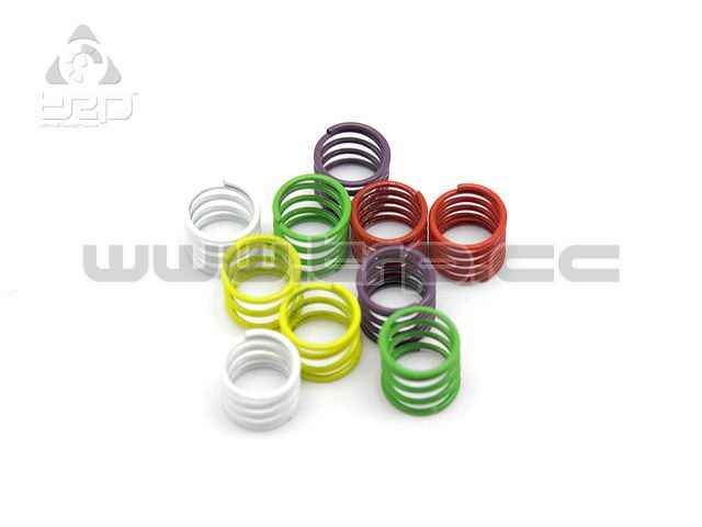 Short front springs, 5 stiffness levels, MiniZ MR02/MR015 - imagen 3