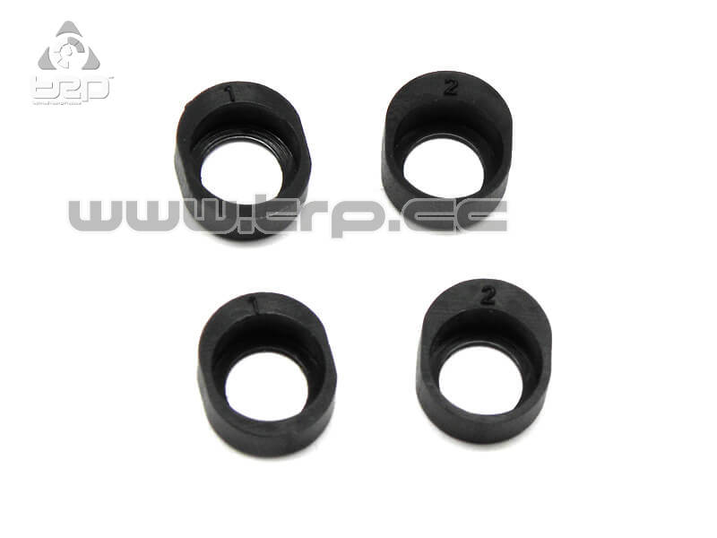Eccentric bearing adapters for motor mounts