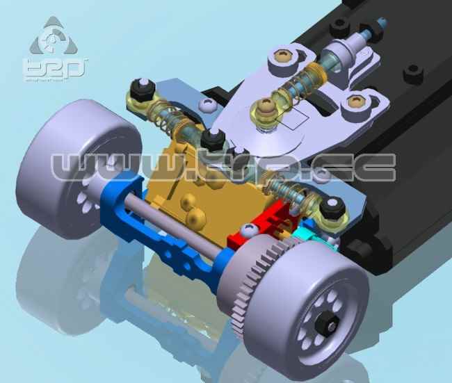 Kyosho Triple rear suspension for 94mm - imagen 2