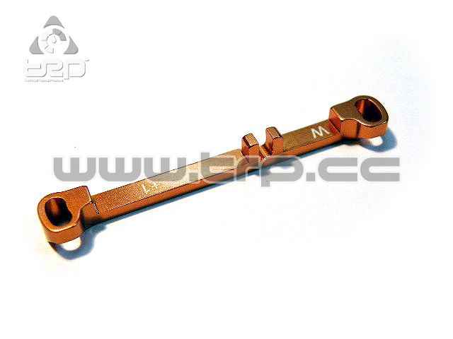 Steering bar (Wide) Toe-in +1.0 Orange MiniZ MR03