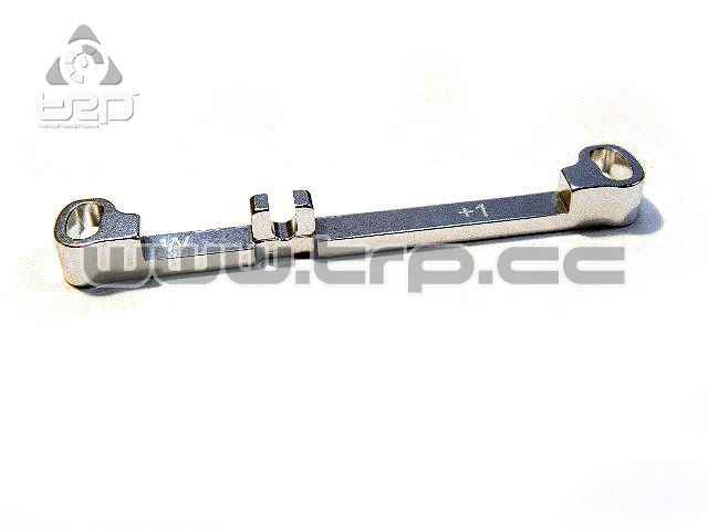 Steering Bar (Wide) Toe-in +1.0 Silver MiniZ MR03