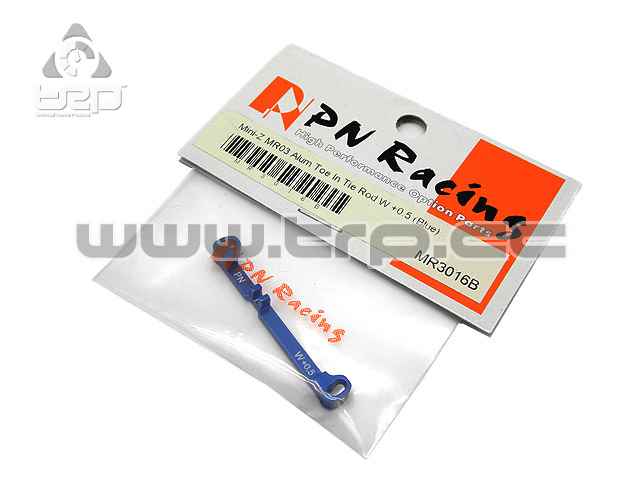 Steering Bar (Wide) Toe-in +0.5 Blue MiniZ MR03 - imagen 1