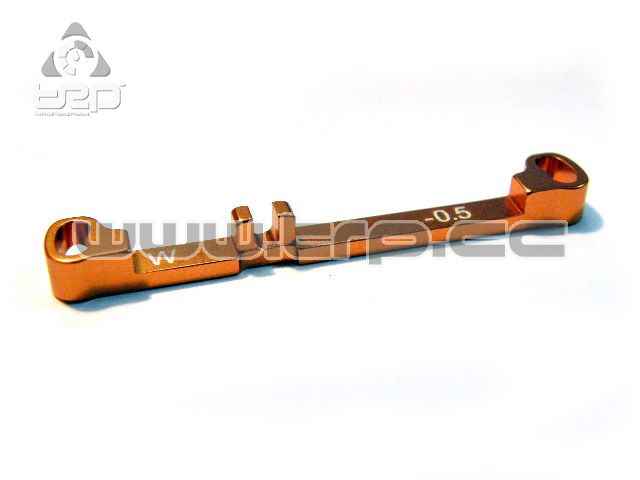 Steering bar (Wide) Toe-Out -0.5 Orange MinIZ MR03