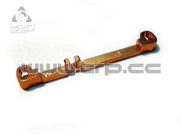 Steering Bar (Wide) Toe-Out -1.0 Orange MiniZ MR03
