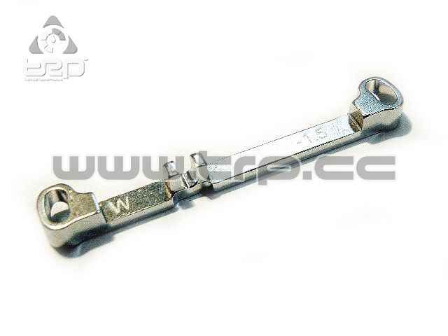 Steering Bar (Wide) Toe-Out -1.5 Silver MiniZ MR03