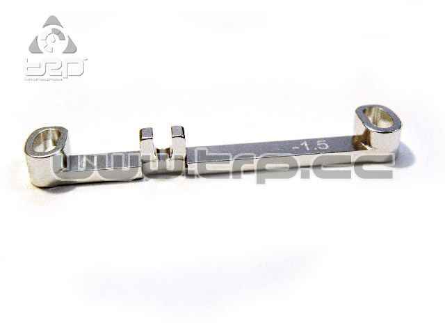 Steering Bar (Narrow) Toe-Out -1.5 Silver MiniZ MR03